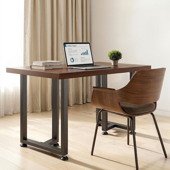 Vevor Metal Furniture Leg 2 Pieces Suitable for Table Coffee Table Desk 74x45cm Black