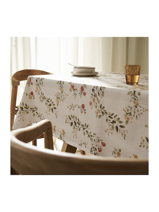 Gofis Home Stain Resistant Tablecloth Octavia 417 Ecru 140x220cm