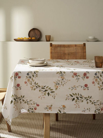 Gofis Home Față de Masă Rezistentă la Pete Octavia 417 Ecru 140x220cm