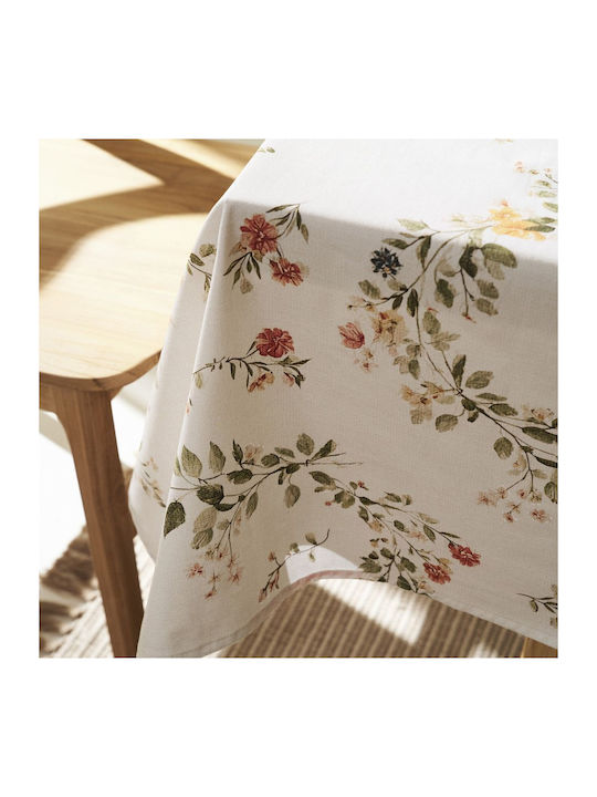 Gofis Home Stain Resistant Tablecloth Octavia 417 Ecru 135x180cm