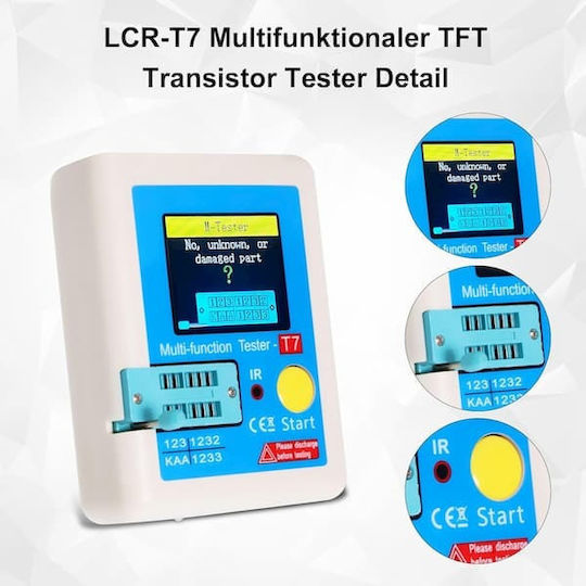 Multifunktionaler Tft Transistortester Kondensator- und Transistortester XDA089