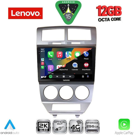 Lenovo Car Audio System for BMW X1 / X3 / X4 Dodge Caliber 2006-2012 Bluetooth USB WiFi GPS Apple CarPlay Android Auto with 10" Touch Screen