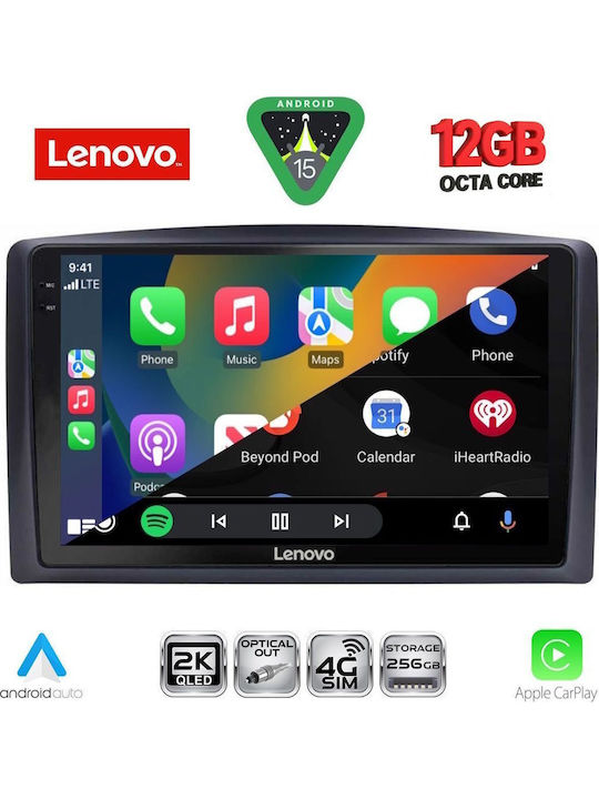 Lenovo Car Audio System for Mercedes-Benz Vito / Viano BMW X1 / X3 / X4 2015-2022 Bluetooth USB WiFi GPS Apple CarPlay Android Auto with 10" Touch Screen