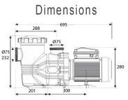 Oxygon Alpha High Performance IE3 Pool Water Pump Filter with Power 3hp