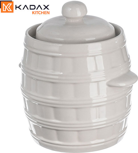 Kadax Allgemeine Verwendung Keramik Vase mit Deckel Braune 5000ml Kadax Allgemeine Verwendung Keramik Vase mit Deckel Braune 5000ml