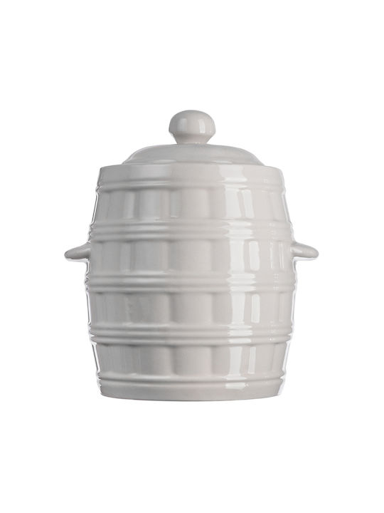 Kadax Vază Utilizare Generală Cu Capac Ceramică Maro 5000ml 1 Bucată