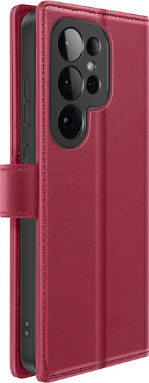 Mayaxess 2-in-1 Wallet Case Galaxy S26 Ultra Detachable Shell Red
