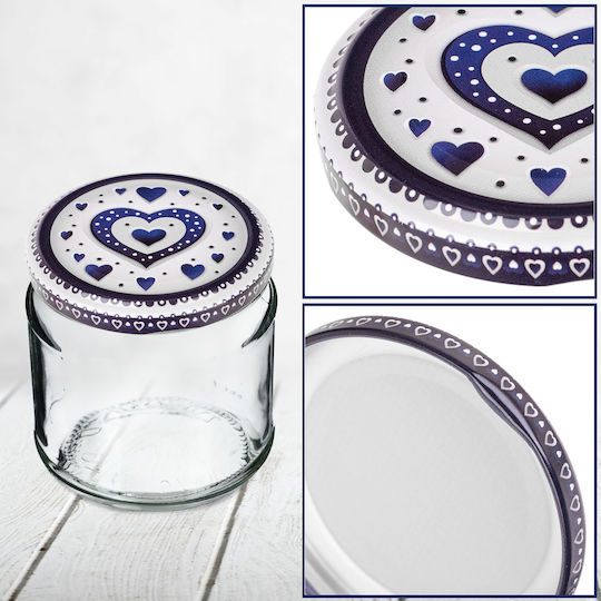 Kadax Lebensmittelabdeckungen Fi66 Glasdeckel Herzförmige 4-Haken 10 Stück