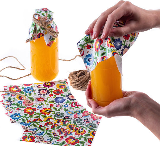 Lids Caps Jars Preserves Bottles Napkins + Jute String X10