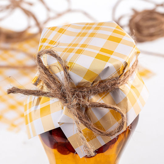 Lids Caps Jars Preserves Bottles Napkins + Jute String X10