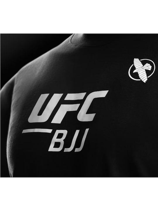 Hayabusa Men's Short Sleeve Shirt for MMA / Jiu-Jitsu Black