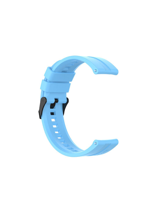 Silicone Wearable Strap Light Blue Universal Silicone Watch Strap