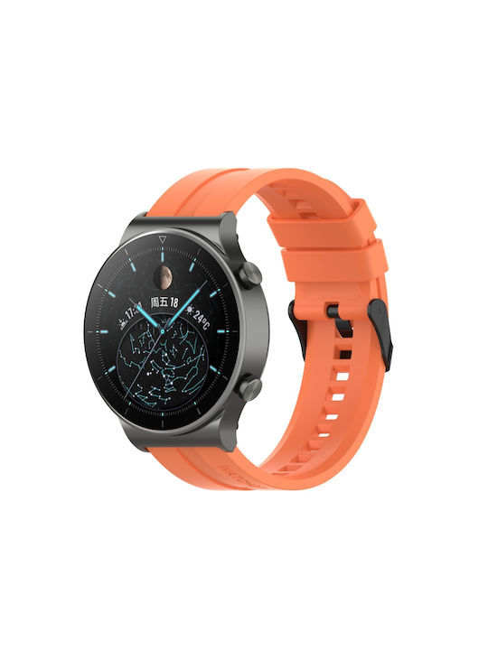 Silikonarmband Orange (Universelles Silikon-Uhrenarmband)