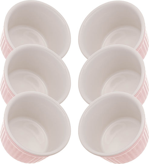 Kadax Formă Pentru Souffle Ceramică 9x9cm 6 Bucăți