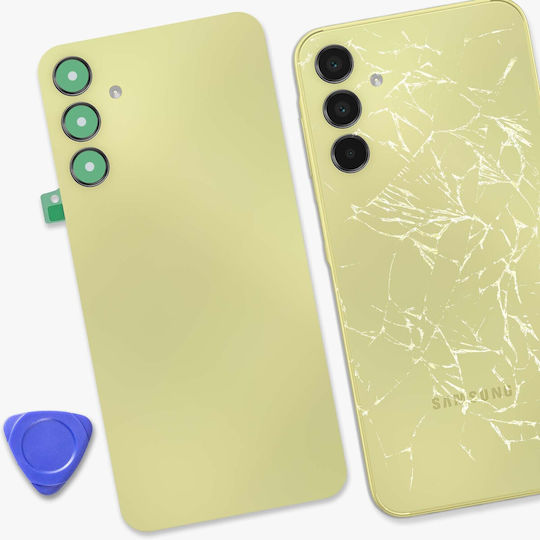 Clappio Ersatzabdeckung Für Galaxy A15 4G Integrierter Kleber Limette