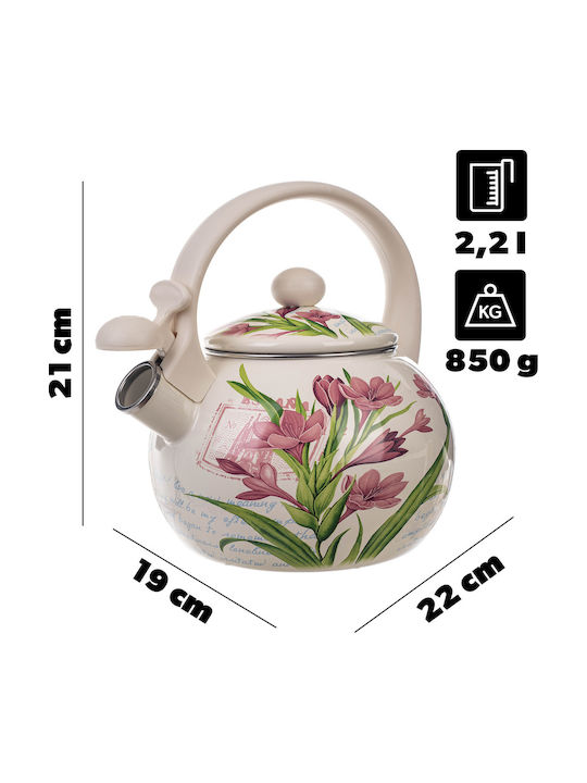 Kadax Kadax Rostfreier Stahl Teekanne Grau 2200ml