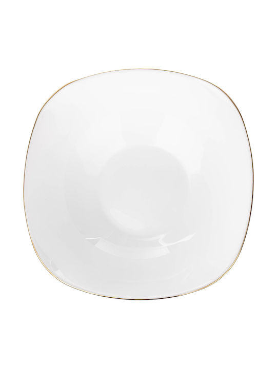 Kadax Bol Pentru Salată Din Sticlă Albă 15cm 6 Bucăți