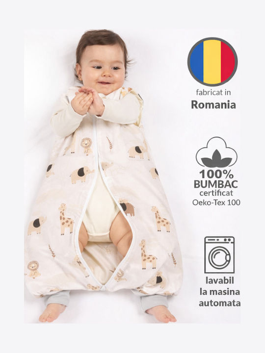 Kidizi Sac De Dormit De Vară Cu Picioare 0.5 Tog Bej