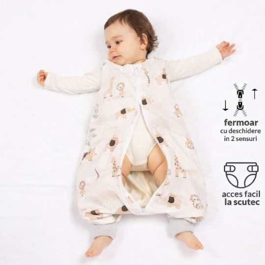 Kidizi Sac De Dormit De Vară Cu Picioare 0.5 Tog Bej