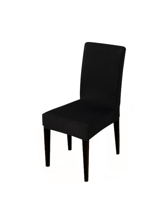 Ελαστικό Κάλυμμα Καρέκλας Black 4τμχ