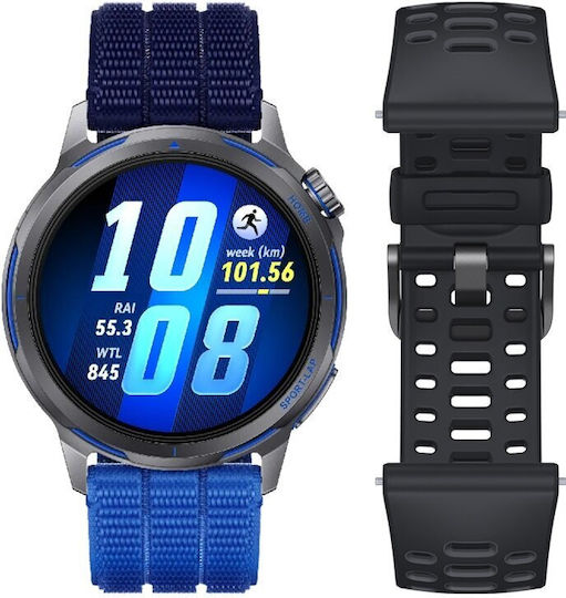 Huawei Watch GT Runner 2 Titanium 43mm Αδιάβροχο με Παλμογράφο (Dawn Orange)