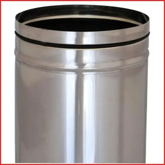 Inox Single Wall Chimney Pipe Diameter 150 1m
