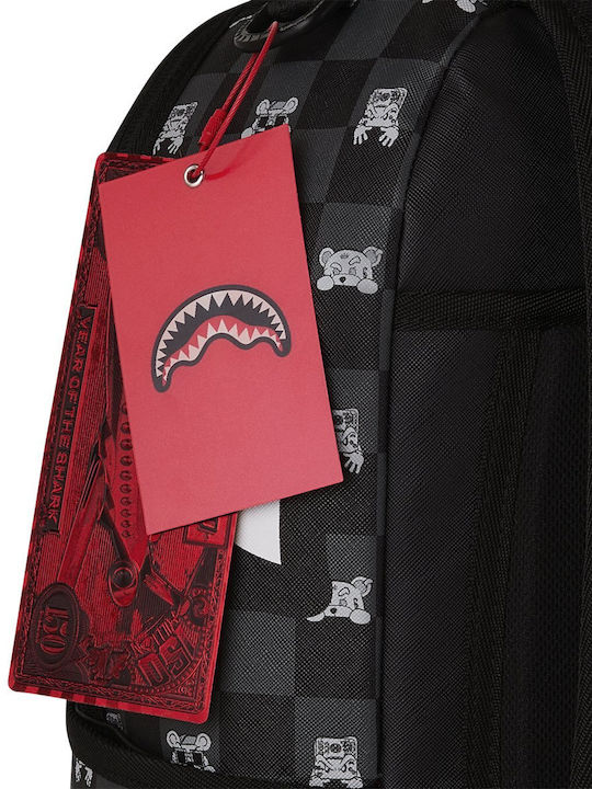 Sprayground Check Dlxsv School Backpack Gray