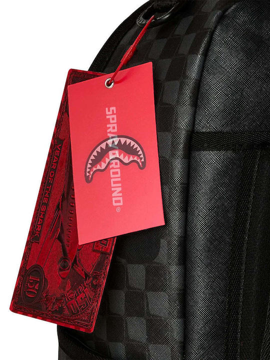 Sprayground Sip Σχολική Τσάντα Πλάτης Μαύρη