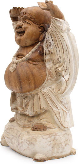 Ancient Wisdom Decorative Buddha Made of Wood 40cm