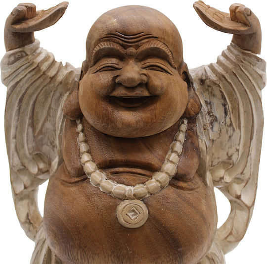 Ancient Wisdom Decorative Buddha Made of Wood 40cm