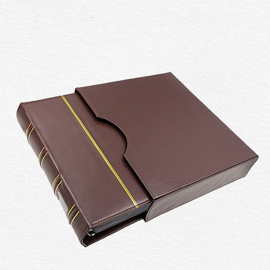 Fotoalbum Braun aus Leder 25x28cm
