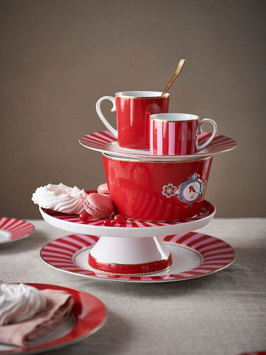 PiP Studio Tea Cup Porcelain Red 100ml