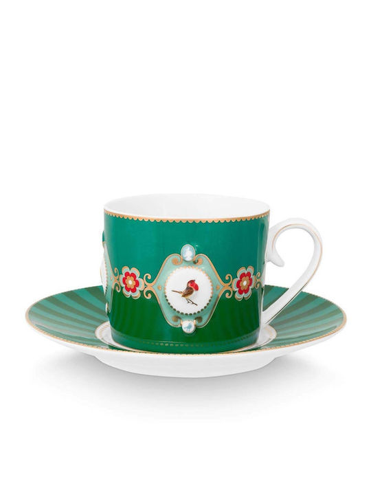 PiP Studio Tea Cup Porcelain Green 250ml