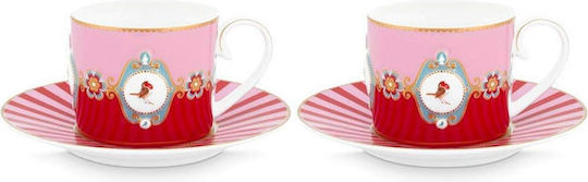 PiP Studio Tea Cup Porcelain Red 250ml