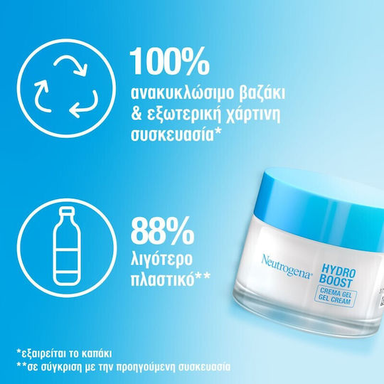 Neutrogena Hydro Boost Gel Cream 24ωρο Ενυδατικό Gel Προσώπου με Υαλουρονικό Οξύ 50ml