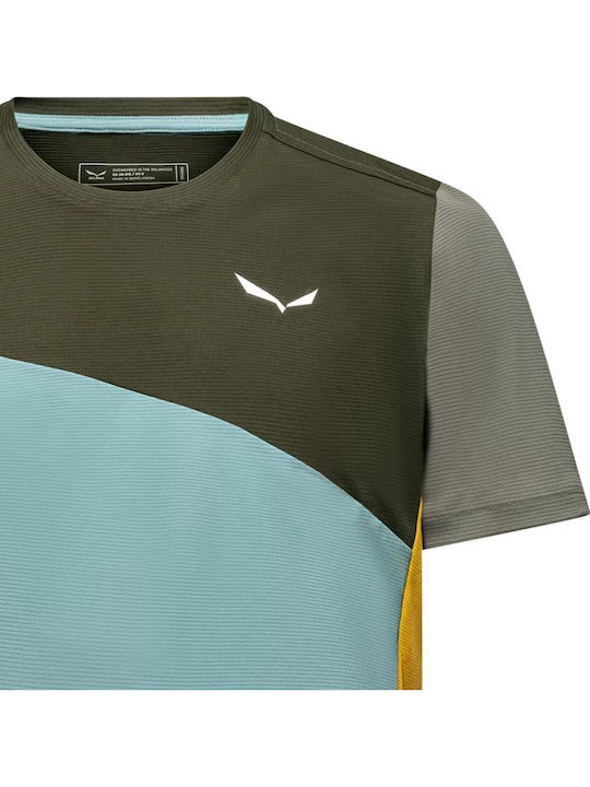 Puez Athletic T-shirt Blue-Olive