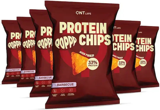 Qnt Протеинов Чипс 3 Броя X 50g Заквасена Сметана и Лук