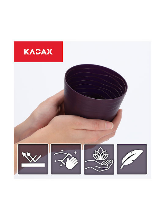 Kadax Ghiveci De Flori Din Plastic Violet 11x11cm