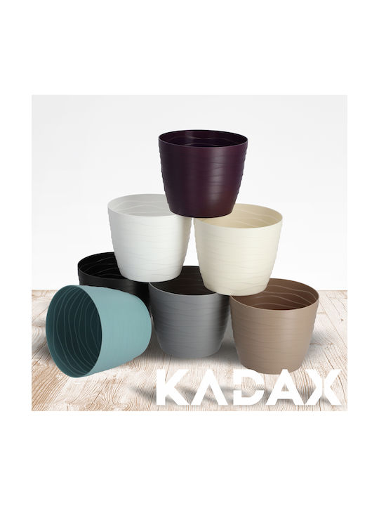 Kadax Ghiveci De Flori Din Plastic Violet 11x11cm