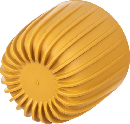 Kadax Γλάστρα Πλαστική Yellow 12.5x12.5εκ.
