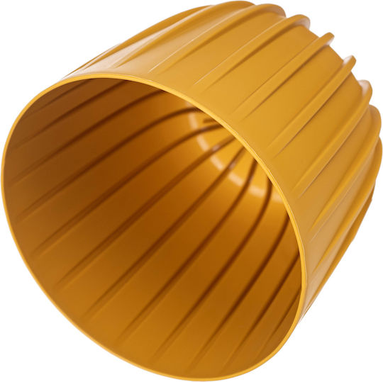 Kadax Γλάστρα Πλαστική Yellow 12.5x12.5εκ.