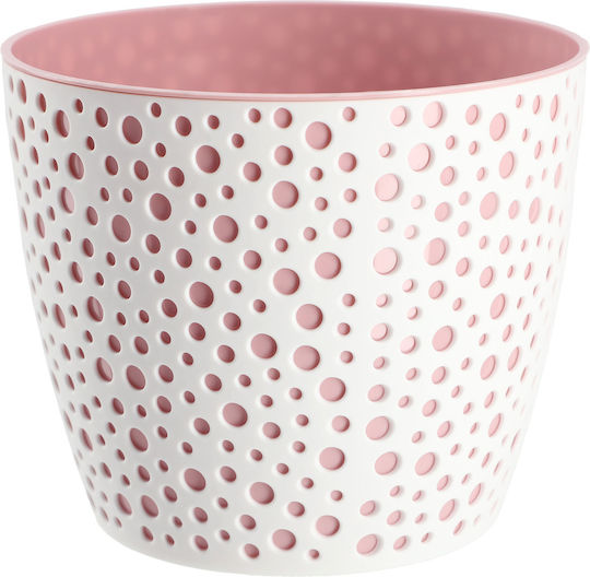 Kadax Plastic Pink Flower Pot 11x11cm