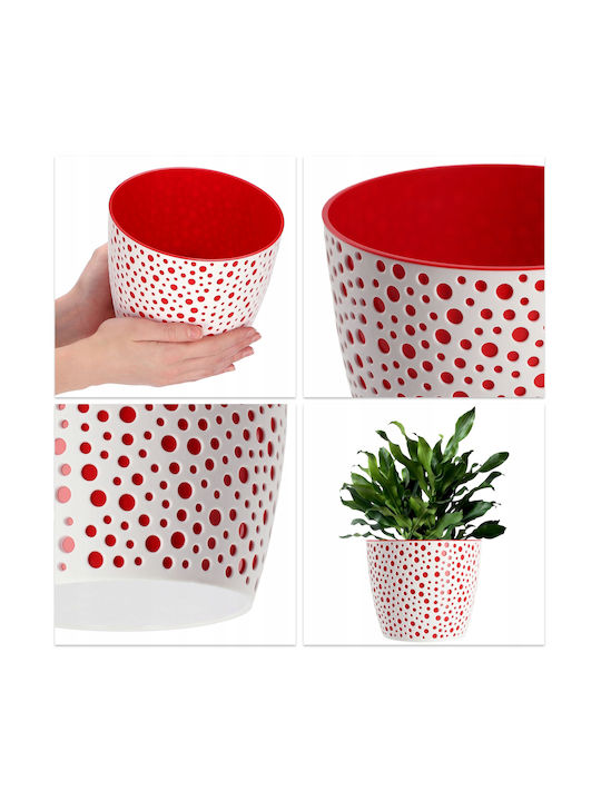 Kadax Kadax Kunststoff Blumentopf Rot 21x21cm