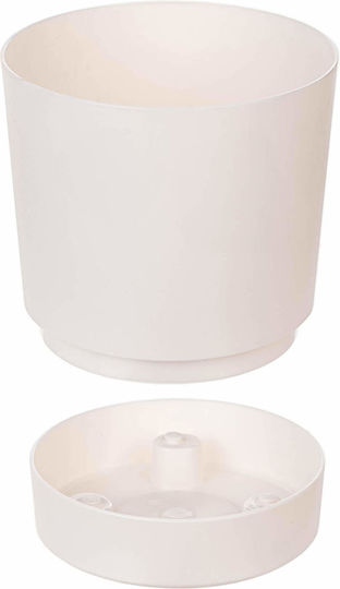 Kadax Γλάστρα Πλαστική με Πιάτο 14.5x14.5εκ.
