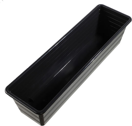 Kadax Set 3 Ghivece de Flori Din Plastic Gri