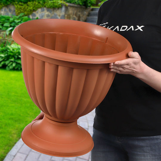Kadax Kadax Kunststoff Blumentopf Orange 40cm