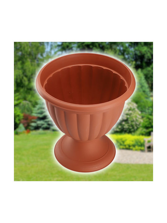 Kadax Plastic Orange Flower Pot 40cm