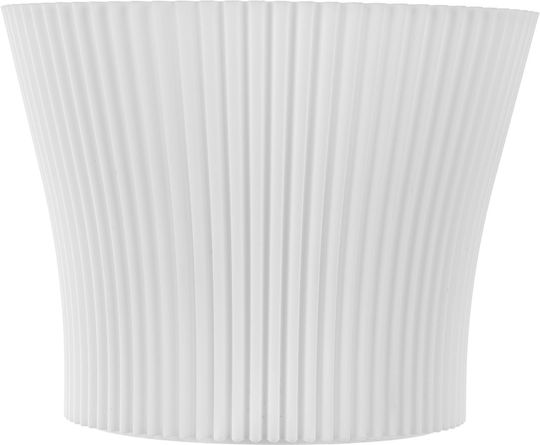 Kadax Γλάστρα Πλαστική White 17εκ.