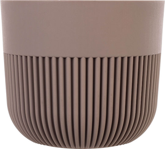 Kadax Kadax Kunststoff Blumentopf Beige 15x15cm