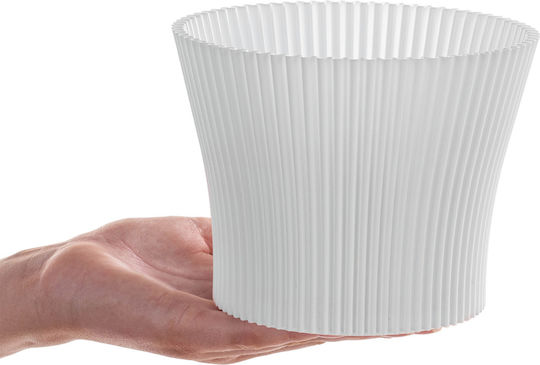 Kadax Γλάστρα Πλαστική White 17εκ.